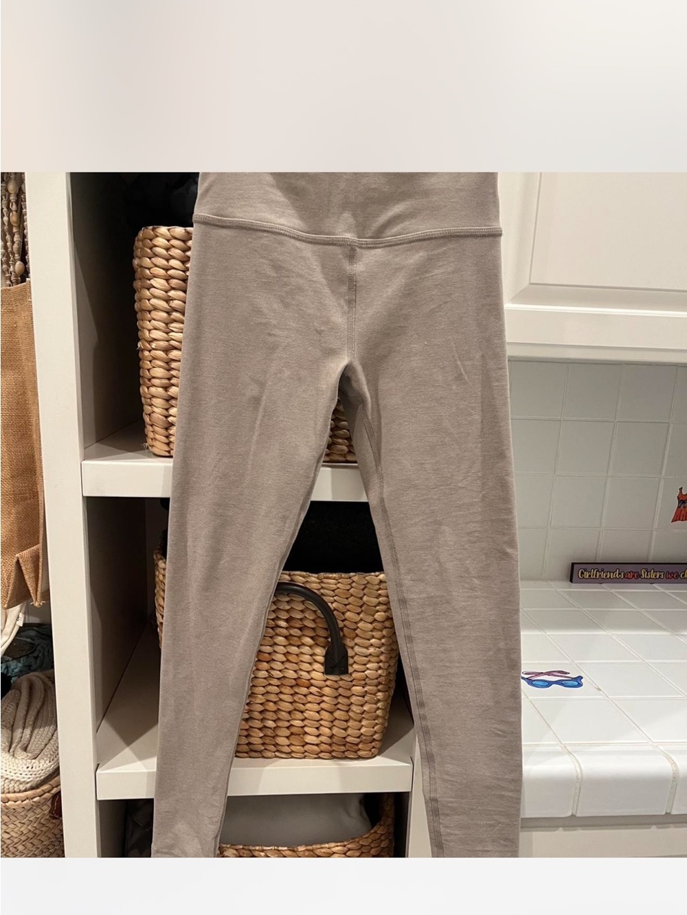 Beyond yoga leggings color heather birch